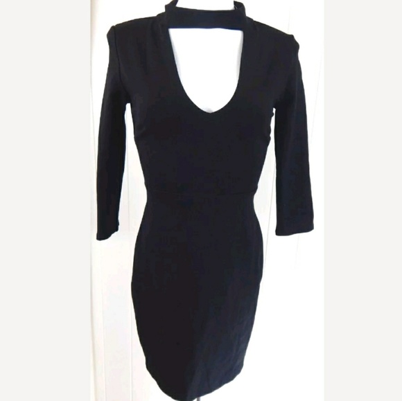 Lulus Dresses & Skirts - Lulu's Cutout Neckline Little Black Dress